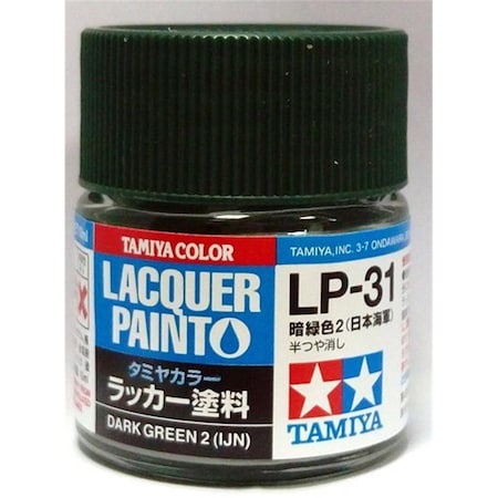 Tamiya 10 ml Lacquer Paint LP-31 IJN Bottle - Dark Green TAM82131